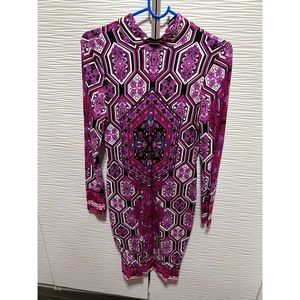 Venus geometric shape midi dress